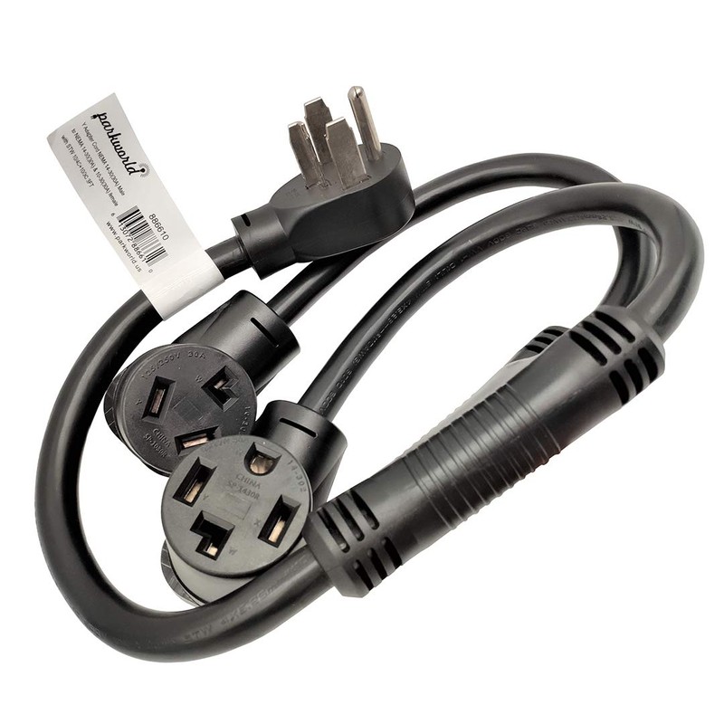 Parkworld 886610 Dryer Splitter, NEMA 14-30 Male Plug to 14-30