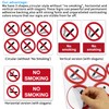 14pcs x No Smoking Sign 3 Styles on These Premises