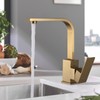 WOWOW Brushed Gold Bar Faucet Single Handle Bar Sink Faucets