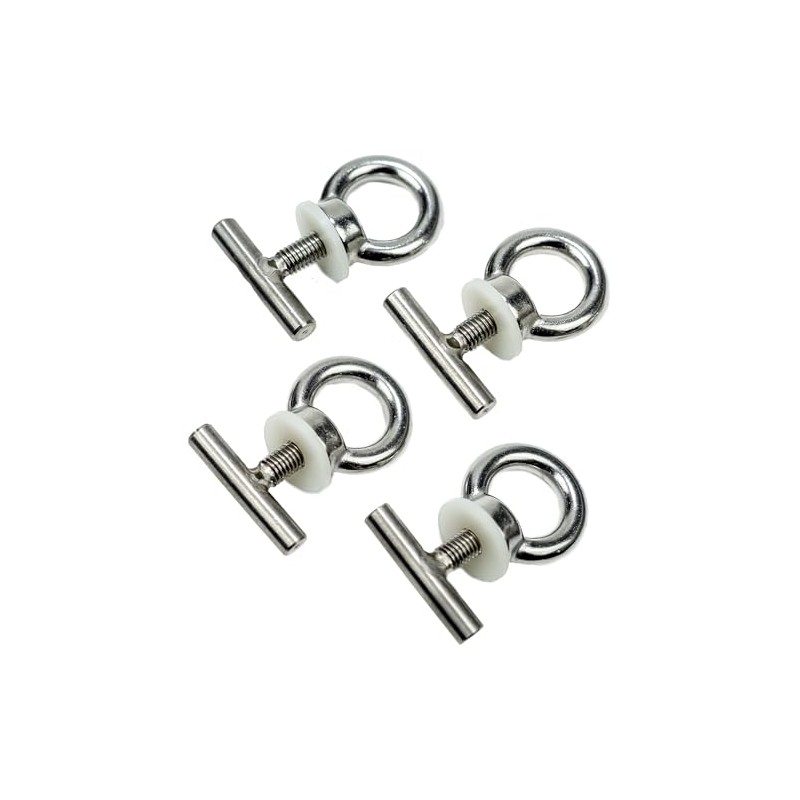 T5/T6 - Pack of 4 Lashing Ring Stainless Steel