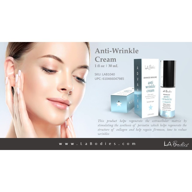 LA Bodies Advanced Anti-Wrinkle Cream (1oz)