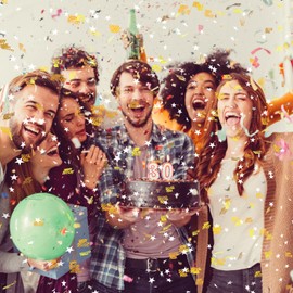 Happy Birthday Confetti, 30g Gold Table Confetti, Metallic Glitter Foil Star Table Confetti Sequins for Kids Adults Birthday Party Decoration Table Party Decorations