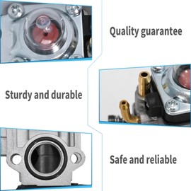 WYJ-138 WYK-186 Carburetor Replacement for Echo PB-260L SRM-260S SRM-261S PPT-260 PPT-261 Power Blower Leaf Blower, SHC-260 SHC-261 SHC 260 261 Hedge Trimmer
