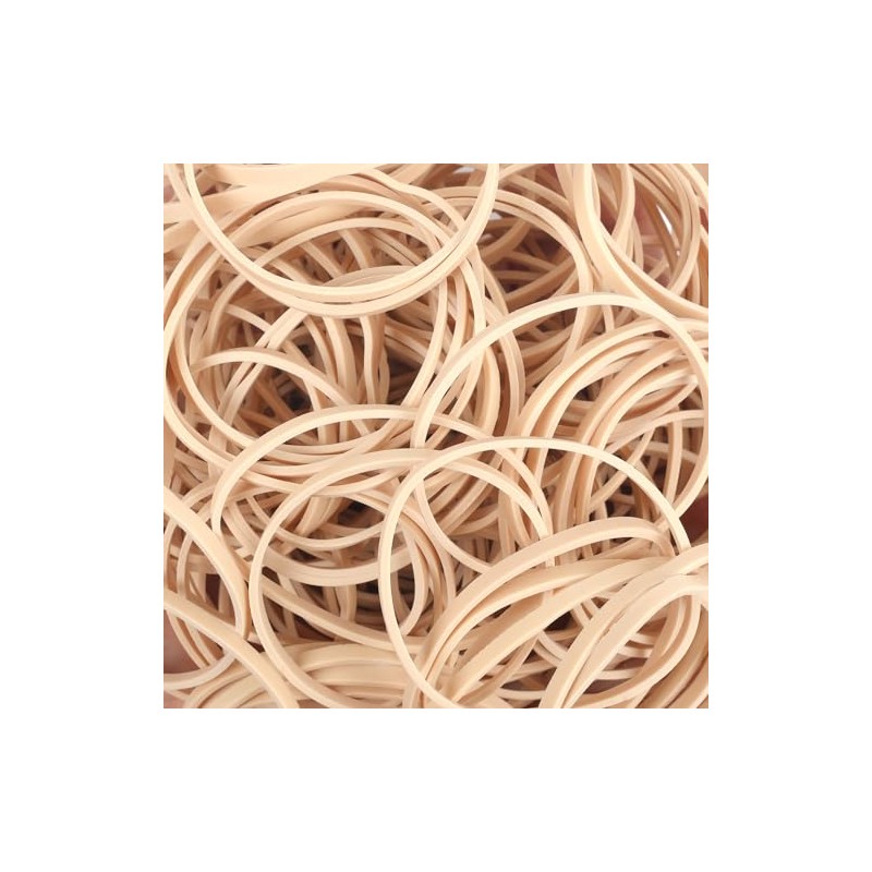 AMUU #33 Elastic Rubber Bands - 200 Pieces for Office