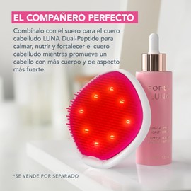 FOREO FLIP Play Cepillo 2 en 1 con Luz Roja, Desenredante y Fortalecedor, Estimula el cuero cabelludo