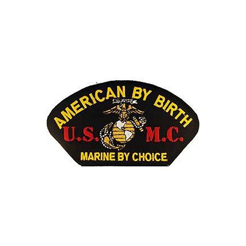 EagleEmblems PM1487 Patch-USMC,HAT,by Choice (3x5.25'')