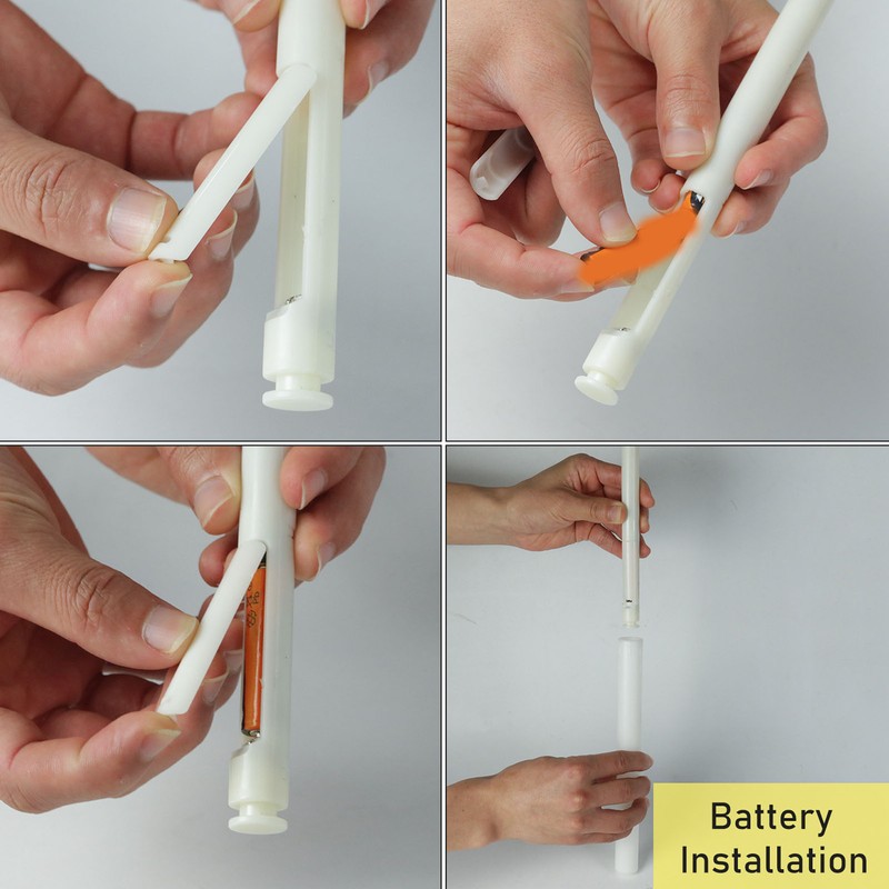 8PCS LED Taper Candle Flameless Window Candle Remote Control Warm