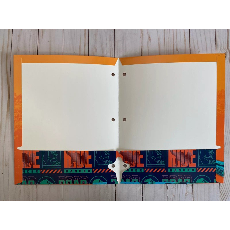 Universal Studios Jurassic Park World 2 Folders + Spiral Notebook