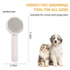 Pet Grooming Brush - Gentle Slicker for Removing Loose Undercoat,