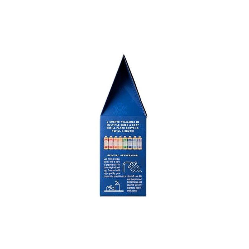 Dr. Bronner's | Set de esenciales de menta; incluye jabón