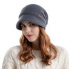 CSILOVEE Women's Knit Hat, Spring, Autumn, Winter, Earmuffs, with Brim,