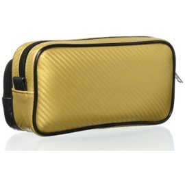 Kutsuwa Puma Pen Case, Color Carbon Pen Case, Gold x Black, 787PMGD