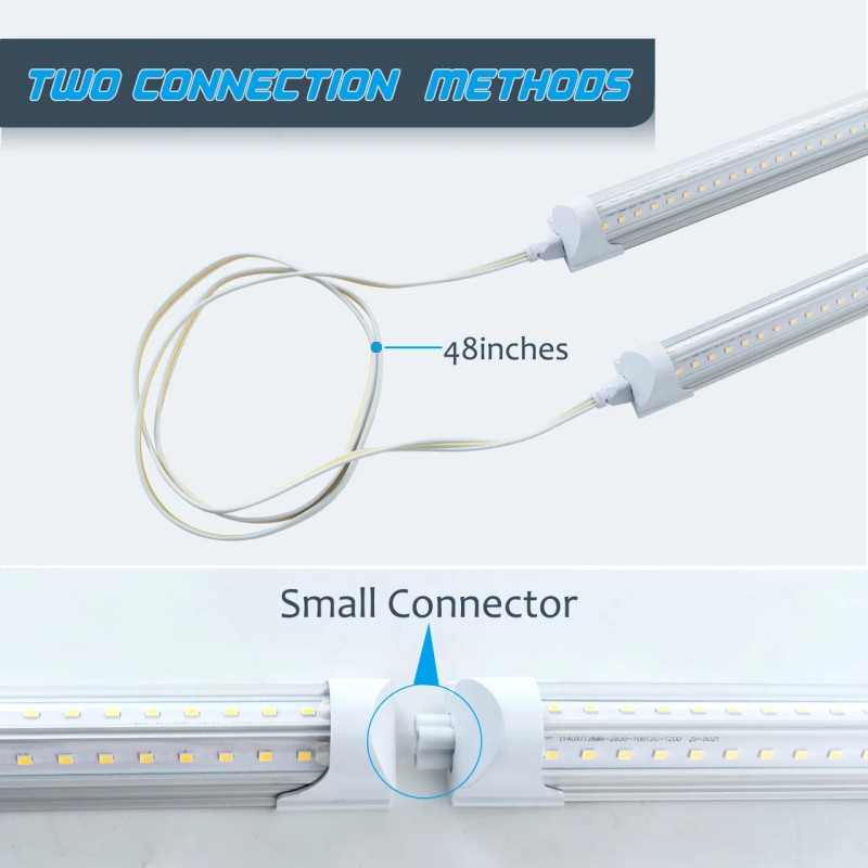 WDG 6 PACK 4FT LED Shop Light 40W V Shape