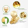 Litorange 2 Pack Heavy Duty Brass Replacement Control Needle Valve