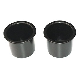 Plastic Small 2 7/8 inch Black Drop in Beverage Drink Can Holder Insert Perfectly Fits 12oz Beverage cans and 16oz Plastic Water Bottles Multipack Wholesale Bulk Listing Poker Table(2)