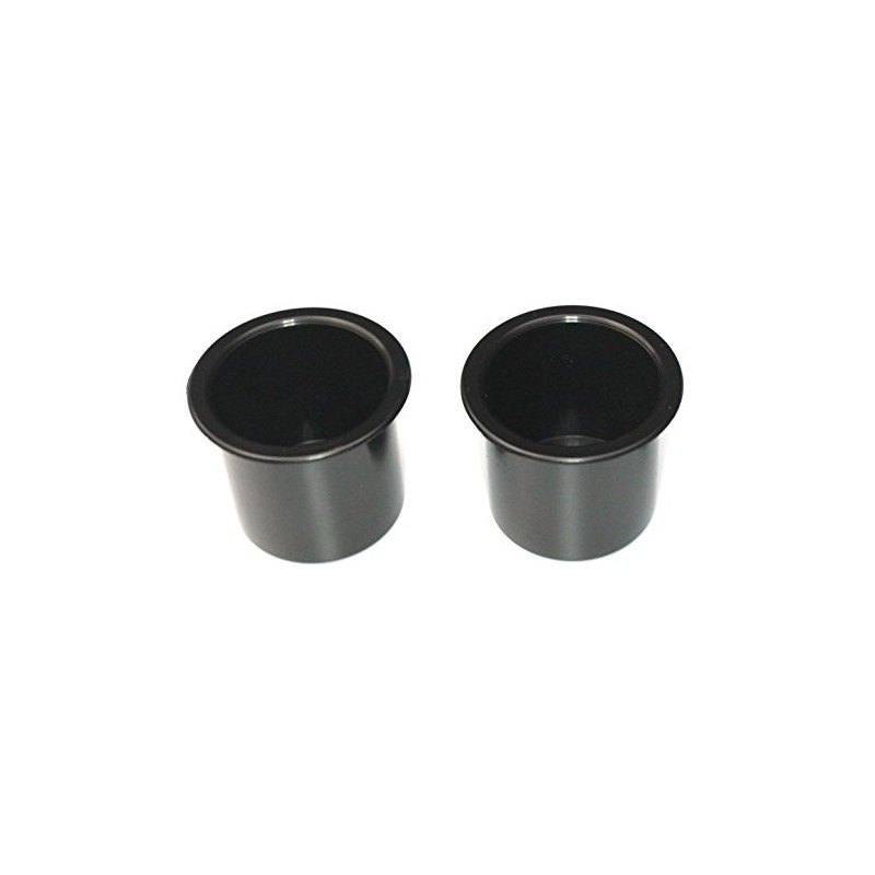 Plastic Small 2 7/8 inch Black Drop in Beverage Drink