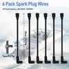 Atesilor 6 Pack Spark Plug Wires Compatible with Mercury &