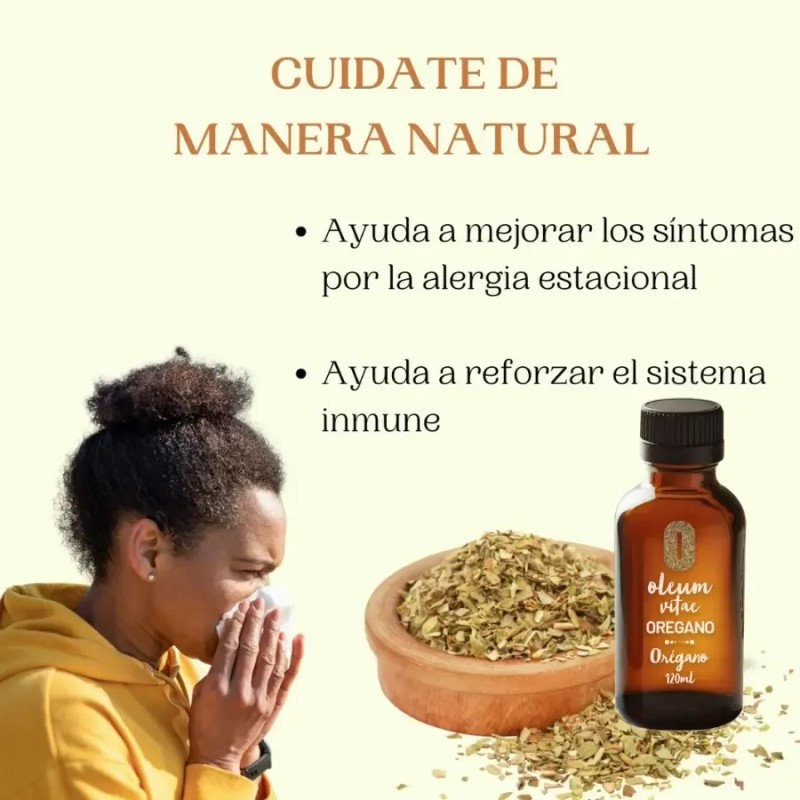 Oleum Vitae - Aceite Esencial 100% Puro De Orégano 120ml