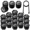 Biomar Labs 16pcs Wheel Nut Covers 4 pcs Locking Bolt