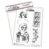 Dina Wakley Media Cling Stamps 6"X9"-Perfect To Me