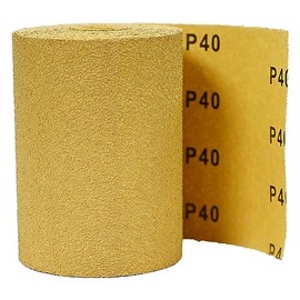 Trend Aluminium Oxide Sanding Roll, 40 Grit, 115mm Wide x 5 Metre Long, Strong & Durable Anti-Clog Sand Paper, AB/R115/40A