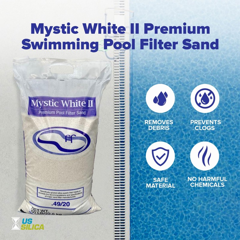 U.S. Silica Mystic White II Sand for Above Ground and