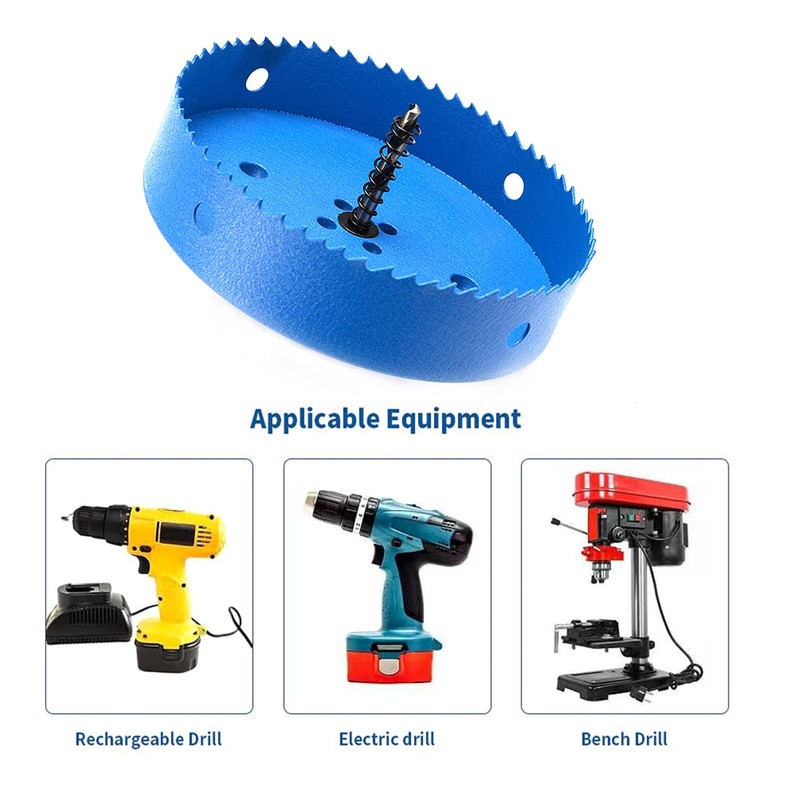 80mm HSS Bi-Metal Hole Saw, Table Vent Hole Cutter in