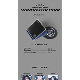 STAYC Young-LUV.COM 2nd Mini Album Jewel Case Version CD+16p Random PhotoBook+1p PhotoCard+Tracking Kpop Sealed