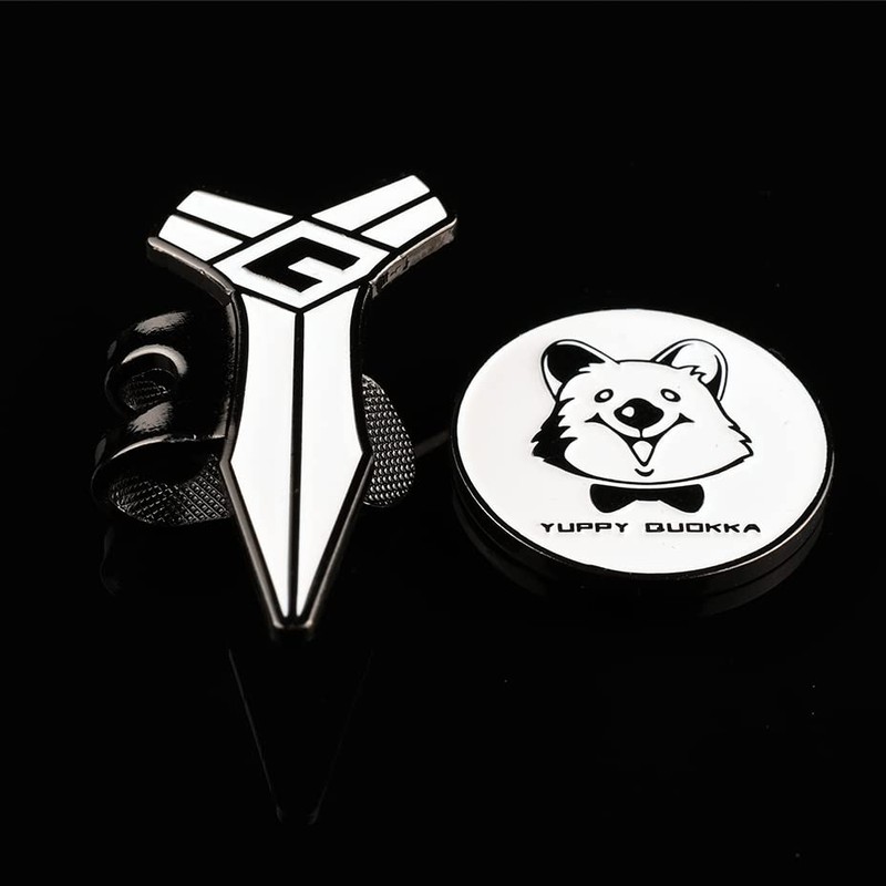 YUPPY QUOKKA Original Design Clip Marker Quocka Design Golf Equipment