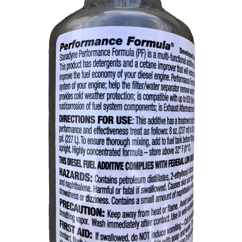 STANADYNE DIESEL PERFORMANCE FORMULA - 16 OZ.