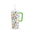Meoky Kids Tumbler with Straw for Travel: 24 oz Insulated