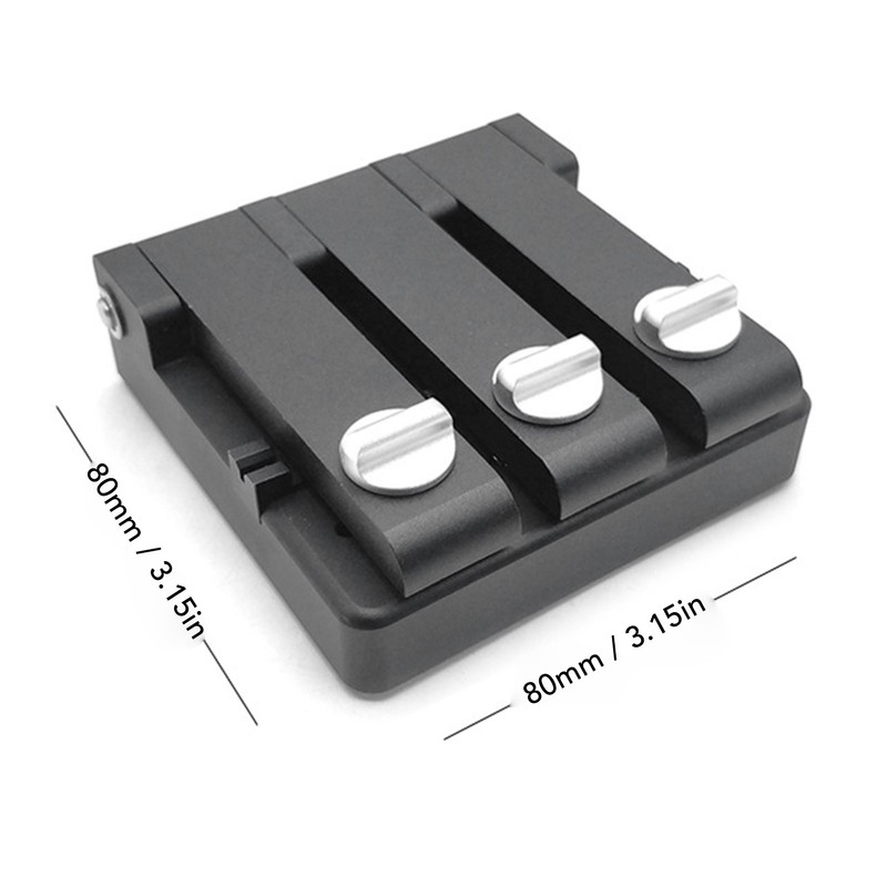 Optical Fiber V Groove Aligner Optic Coupler Butt Connector Bare