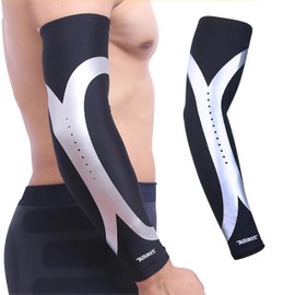 Elbow Brace Compression Sleeve Elastic Support, Tendonitis Pain, Tennis Elbow, Golfer's Elbow, Arthritis, Bursitis, Basketball, Baseball, Football, Golf, Lifting, Sports (XL)