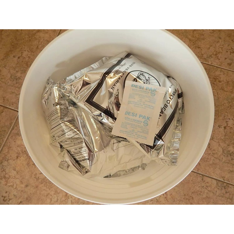 Desiccant for 5-Gallon Bucket Food Storage Moisture Control - 12