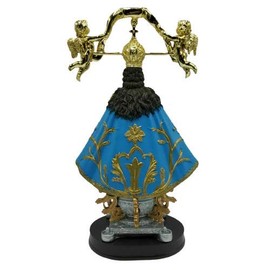 Virgen De San Juan De Los Lagos 12" Resin Statue Figurine Virgin of San Juan De Los Lagos, New #25327