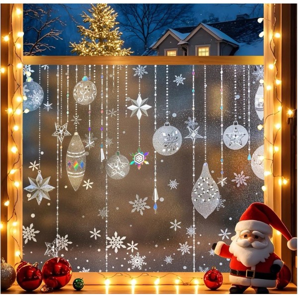 Viseeko Window Privacy Film Frosted Glass Window Film Static Cling