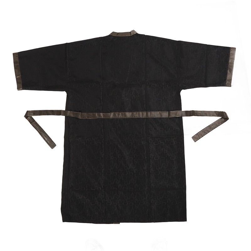 Haircut Gown with Pocket Short Sleeve Professional Belt Grooming Work