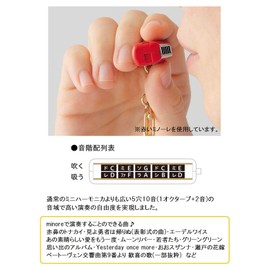 SUZUKI MHK-5W Mini Harmonica, Minore, 5 Holes, 10 Sounds