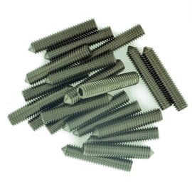 M5 (5mm x 8mm) Hex Socket Grub Screw (Cone Point) - Stainless Steel (A2) (Pack of 20)
