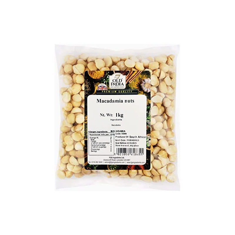 Old India Macadamia Nuts 1kg