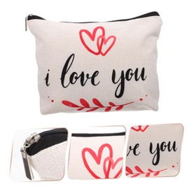 FRCOLOR Makeup Pouch for Women Portable Travel Toiletry Bag Compact for Cosmetics Organizing Items for Travel Gym Vacation and Outdoor Activities