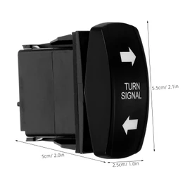 Alipis Vehicle Toggle Switch Utv Turn Signal Switch with Fluorescent Light Design for Easy Operation and Enhanced Visibility Various Applications