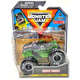Monster Jam Stadium Series Championship Collection Monster Truck - Escala 1:64, viene con tarjeta de intercambio coleccionable (Excavador de tumbas)