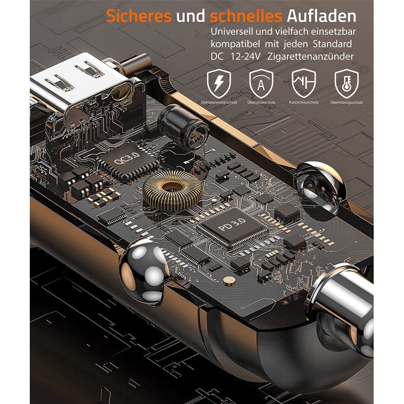 Plp tek USB Car Charger for Car (30 W Dual