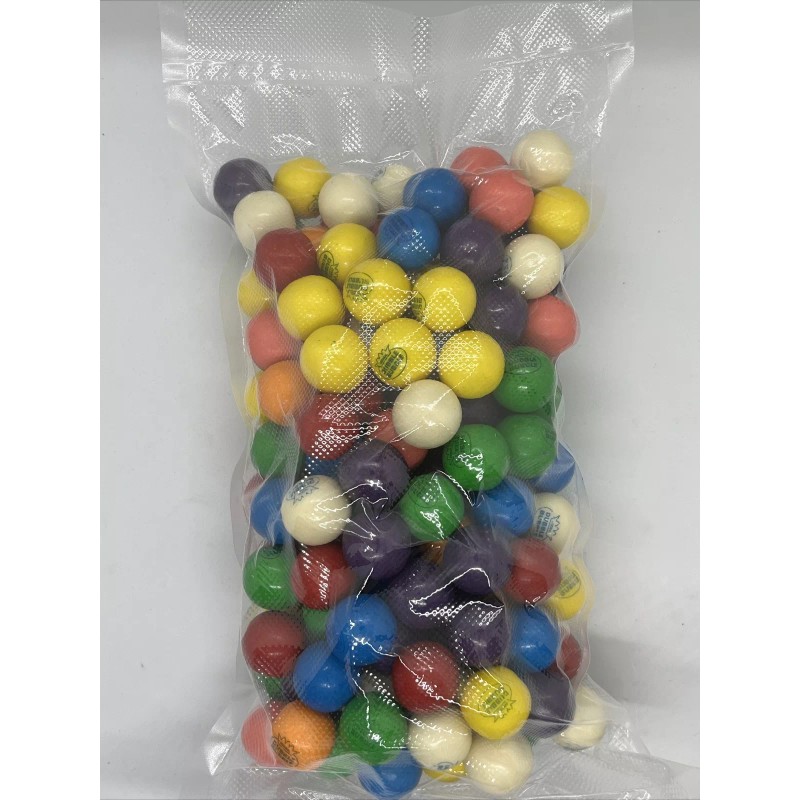 Dubble Bubble 1 Lb pounds of Assorted Flavor 1" Gumballs