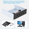 Richer-R HDD Power Control Switch, 4 Switches Hard Drive SATA