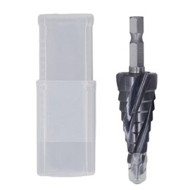 1/4in Shank Spiral Groove Step Drill Bit M35 Cobalt 4 Flute 9 Sizes Drill Bit for Wood Plastic Copper Plates