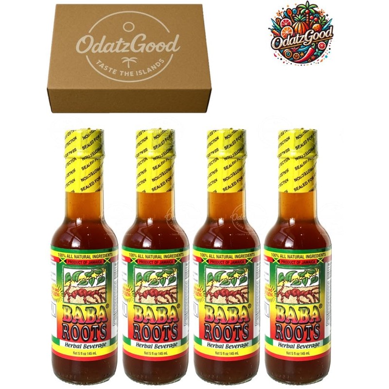 Baba Roots Herbal Beverage 5oz (145ml) 4-Pack – Product of