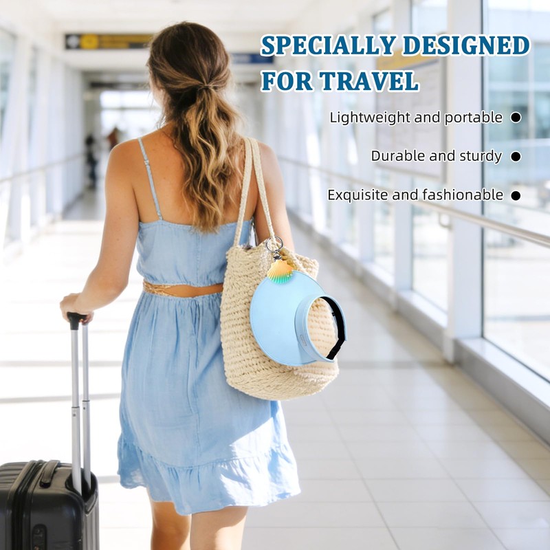 BQSAZHYJ 2Packs Hat Clip for Travel on Bag Beach Style