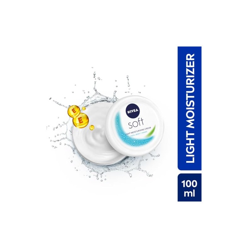 NIVEA Crema Hidratante Suave Y Ligera Con Vitamina E Y